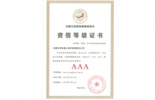 資信等級(jí)證書(shū)